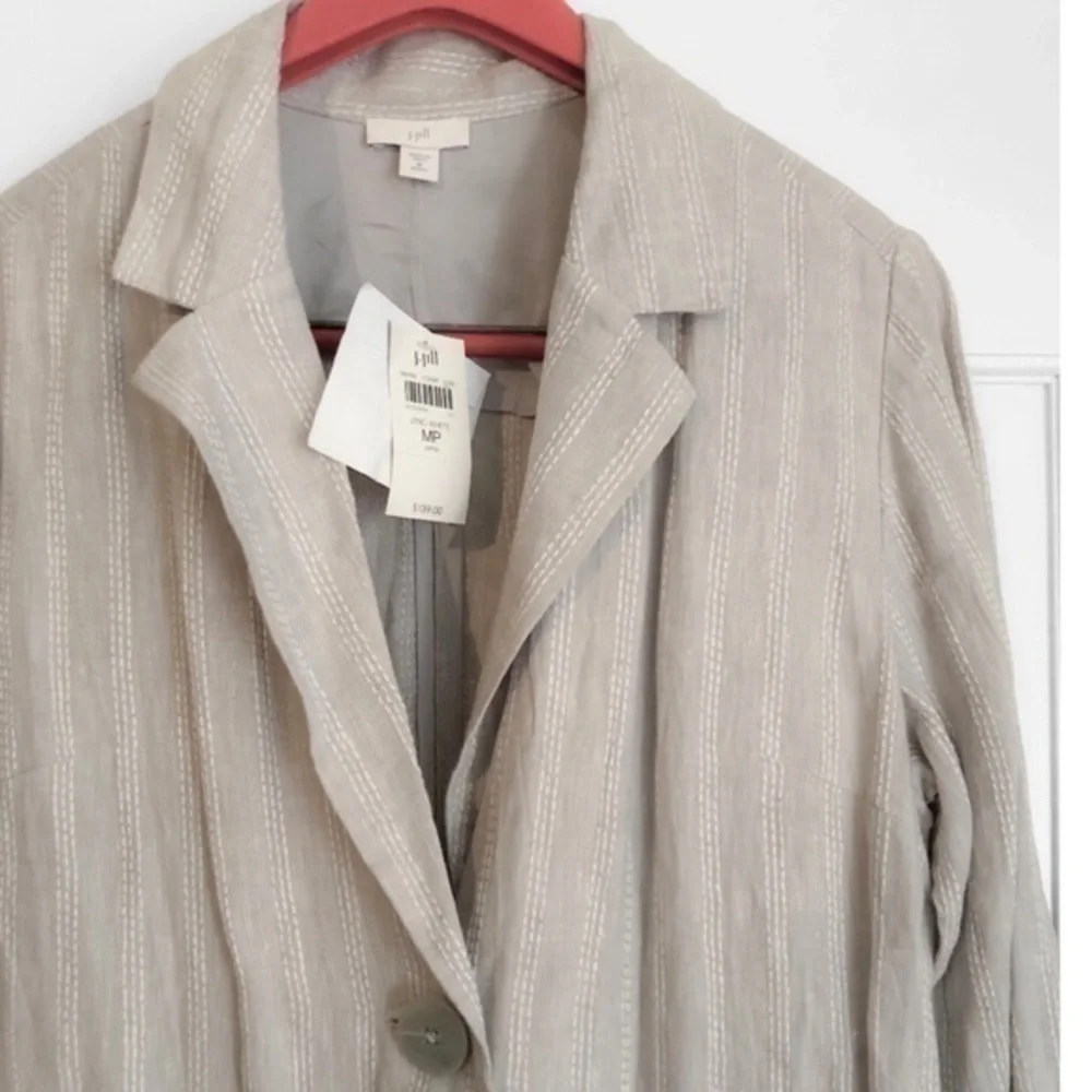 New with Tags Linen Blazer